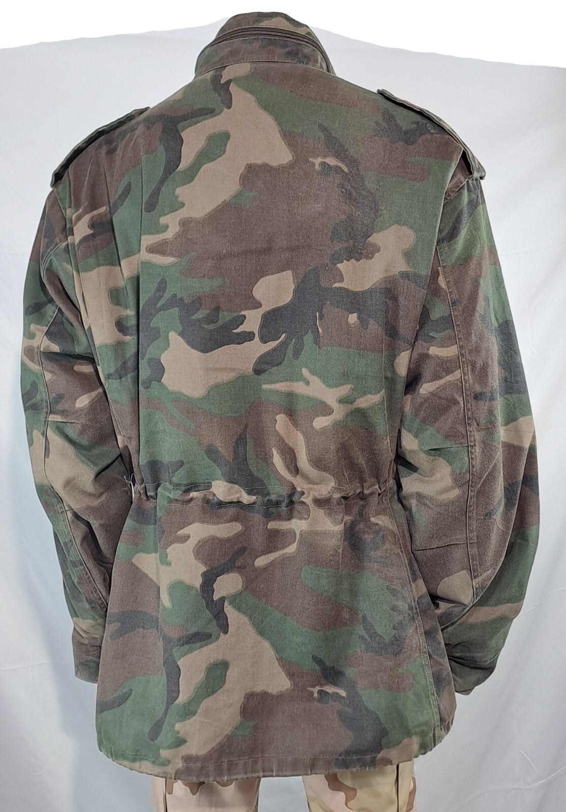 Genuine Surplus Croatian Police M65 Padded Jacket Woodland Camouflage 46-48 2382