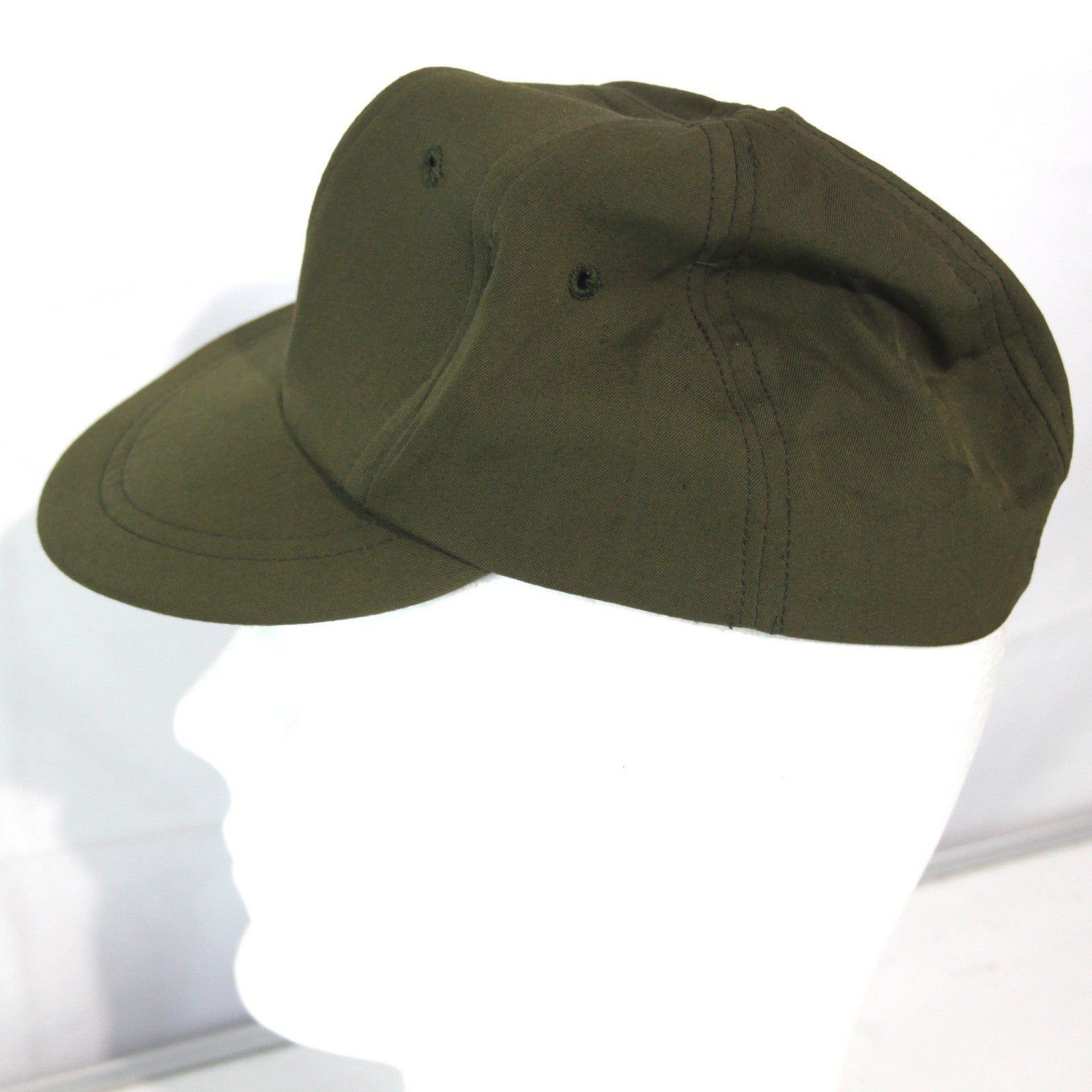 Vietnam Era Vintage US Forces Peak Cap Hot Weather Hat Olive Green US 6.5"(3942)