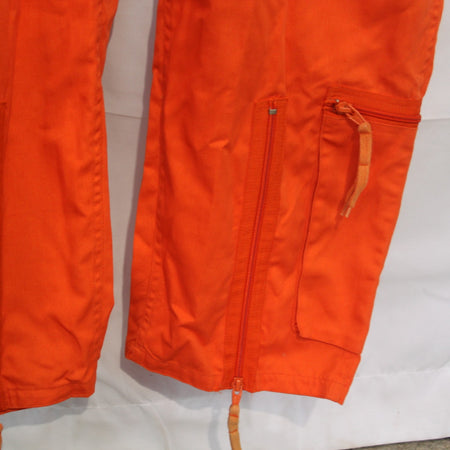 German Military Style Flight Suit Orange  Overall Army Airforce 44" Chest (3390)