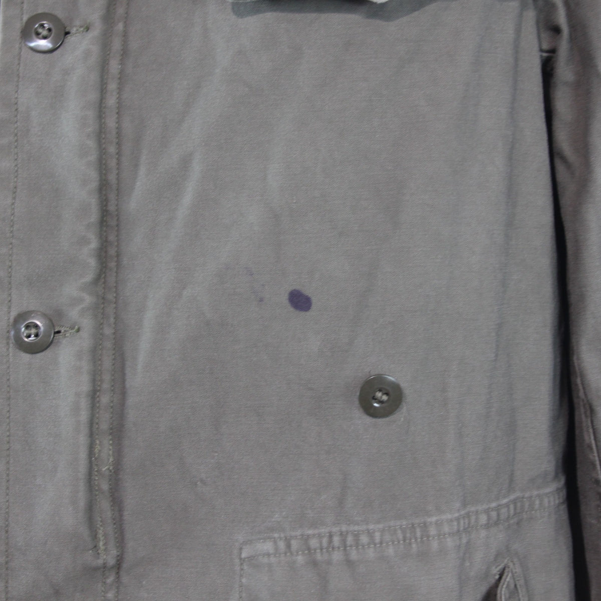 Genuine Surplus German Army Parka Olive Unlined Canvas Military Grade 2 (3746)