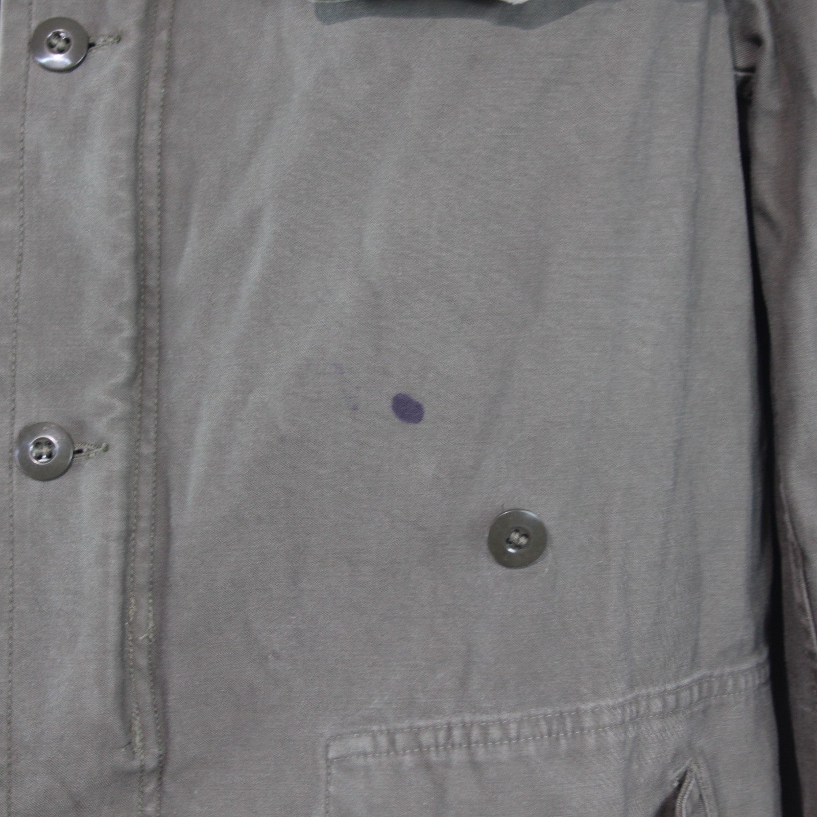 Genuine Surplus German Army Parka Olive Unlined Canvas Military Grade 2 (3746)