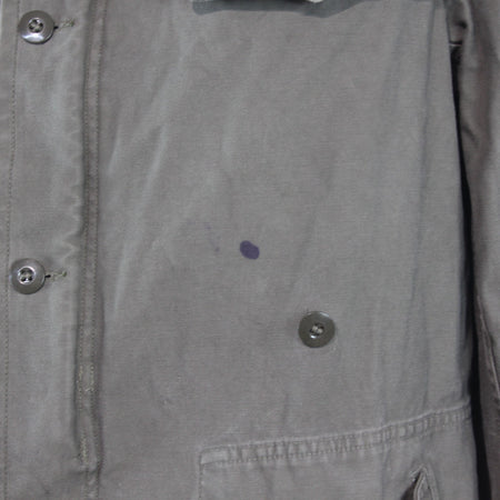Genuine Surplus German Army Parka Olive Unlined Canvas Military Grade 2 (3746)