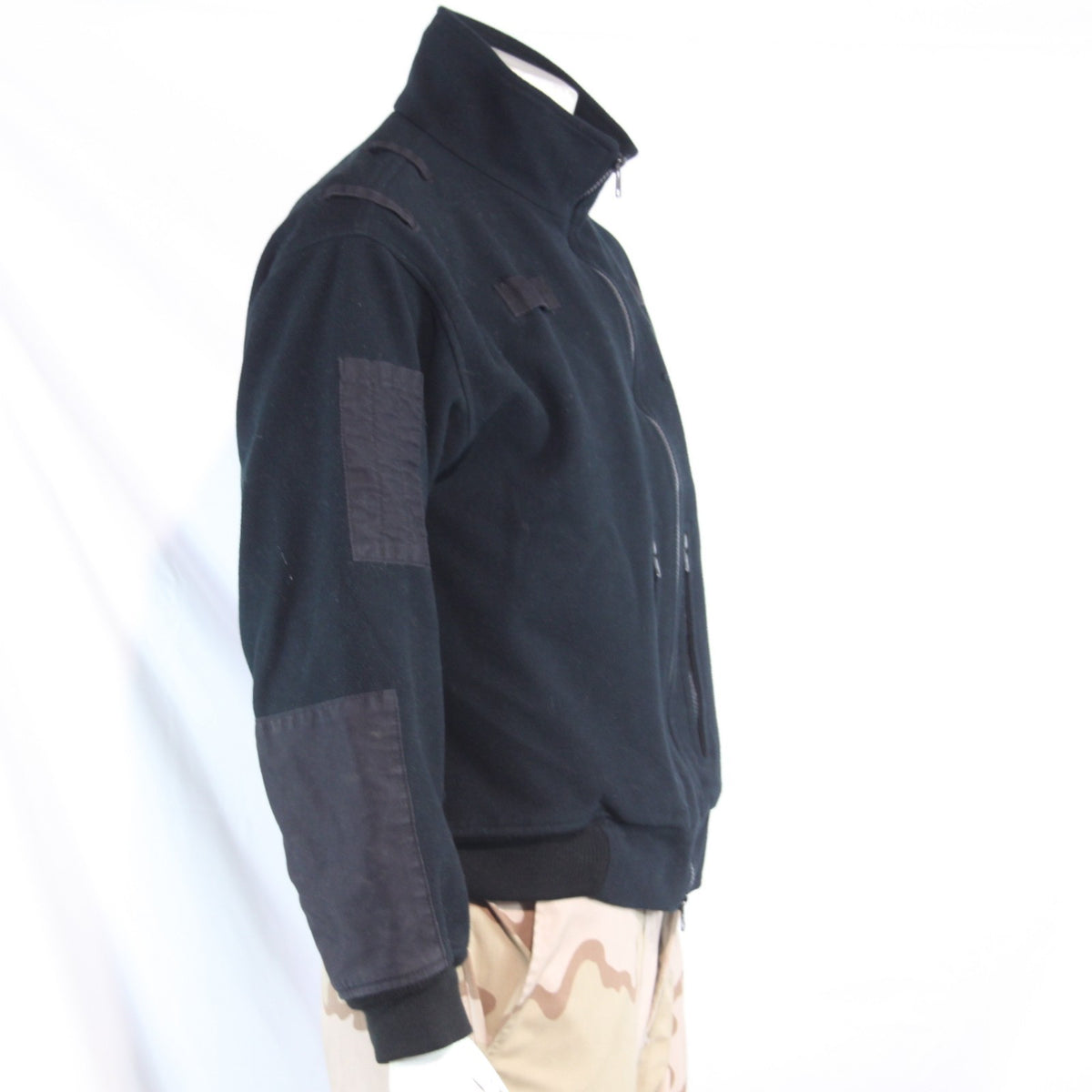 Genuine Surplus Fleece Jacket Water Resistant Black  42" Short (4123)