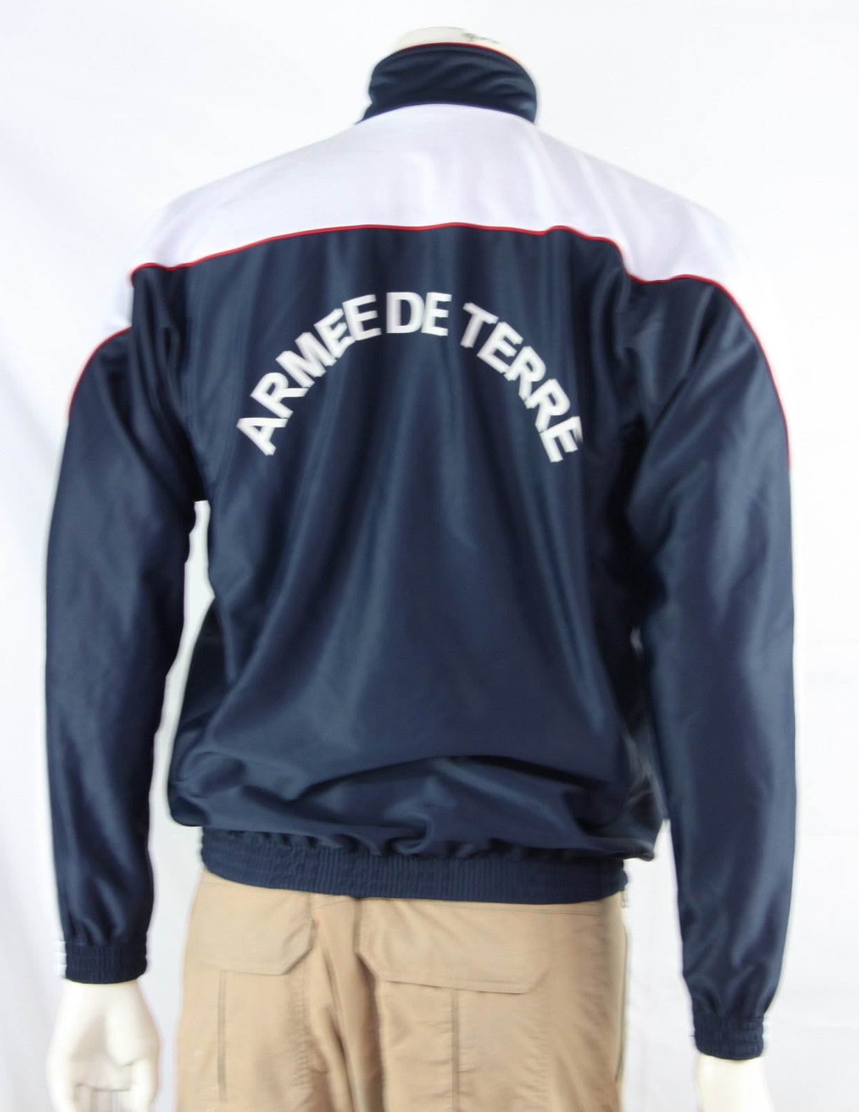 French Army Tracksuit Jacket Top Genuine Surplus Navy/White  (2207)