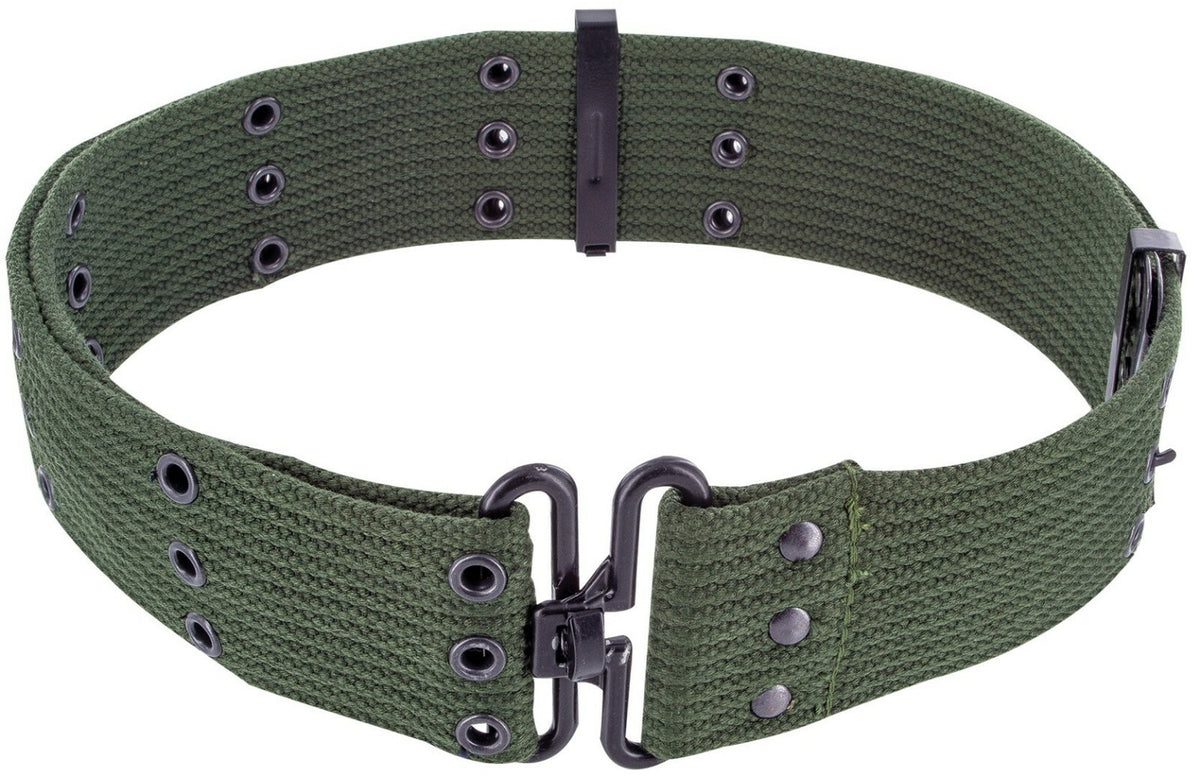 Highlander Cotton Pistol Belt Webbing Belt 2" Army Military Waist Belt Canvas