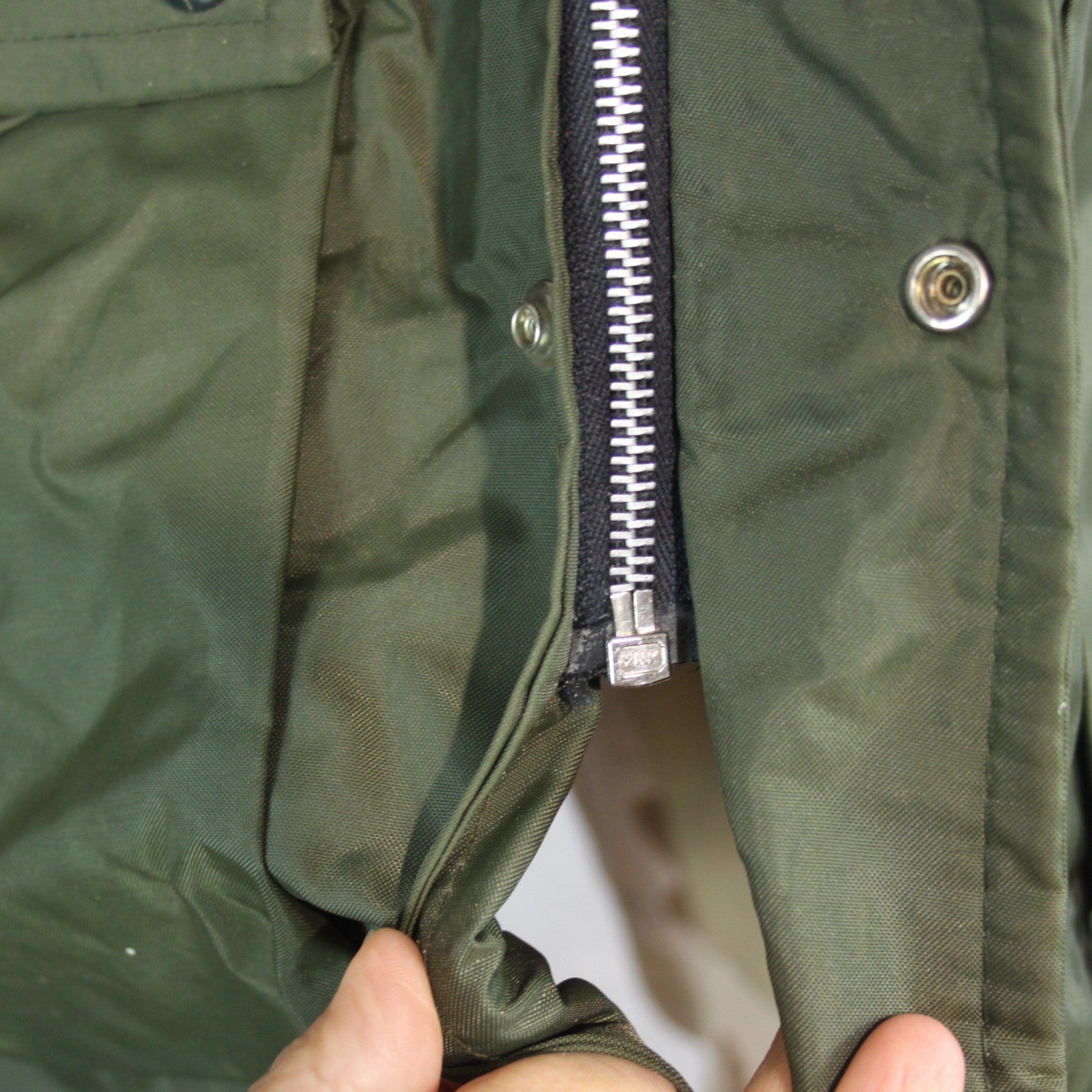 Military Style Work Jacket Water Resistant Olive Green 42-44" (3346)