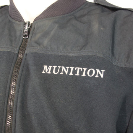 Genuine Surplus Austrian Army Fleece Jacket Black Munition 40-42" (3166)