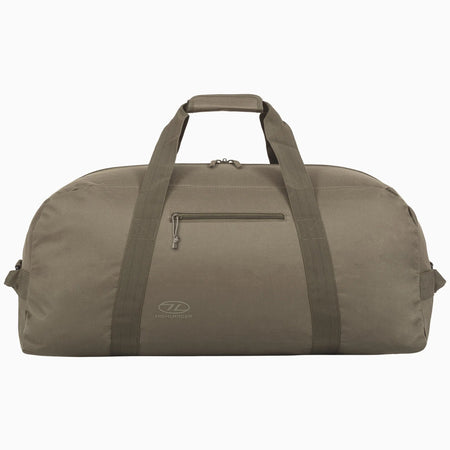 Highlander Cargo Holdall Duffle Bag 100 Litre XL Strong Durable Black Green