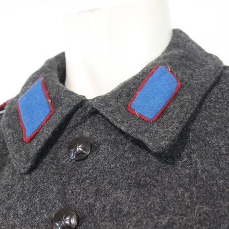 Vintage Bulgarian Army Soviet Era Greatcoat Coat Genuine Surplus 36-38" (3877)