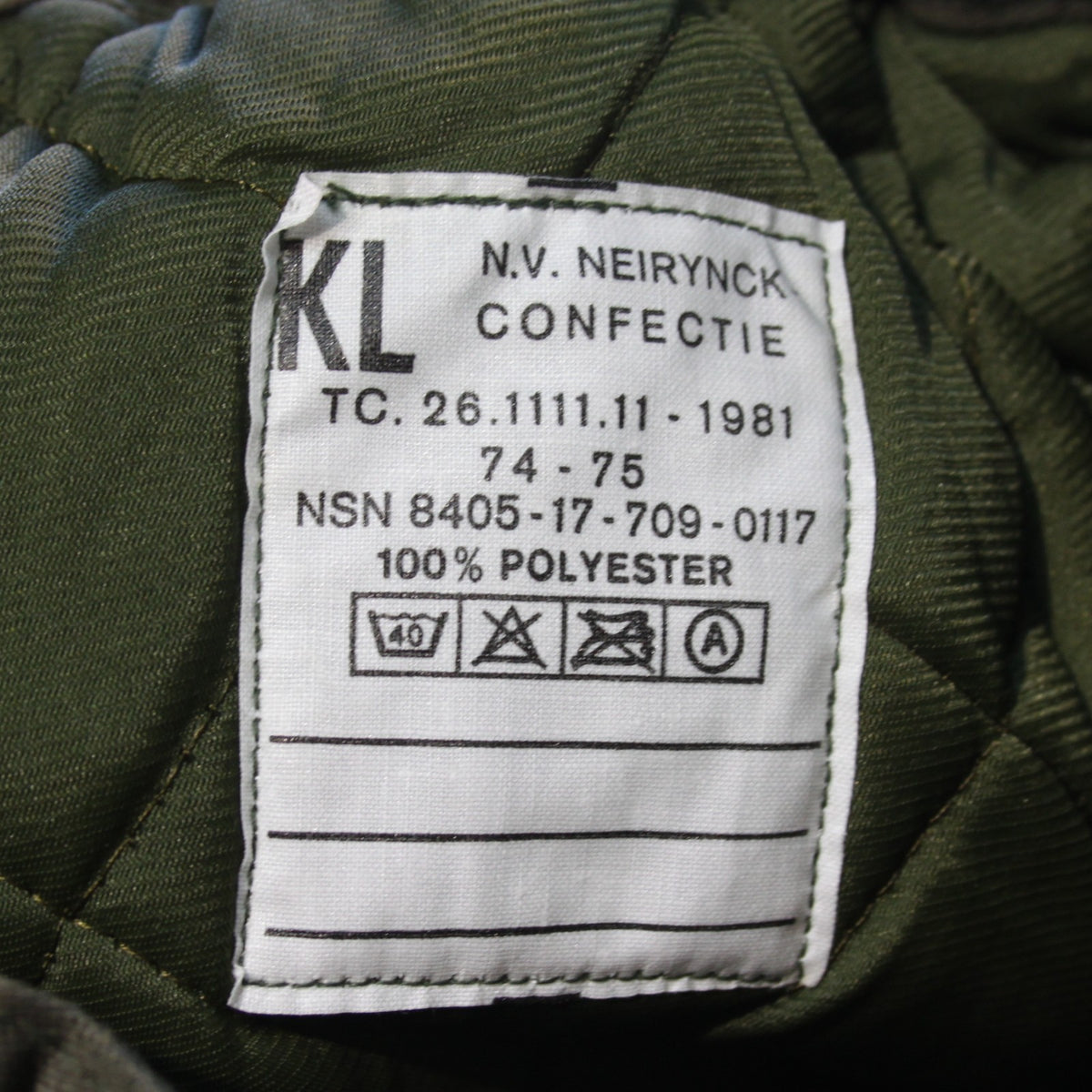 Genuine Surplus Dutch Army Quilted Over-Trouser Liners Thermal Padded (3771)