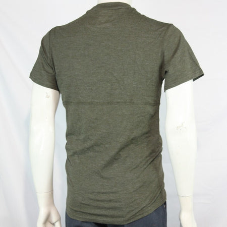 New Genuine Surplus Spanish Military Base Layer Top Short Sleeve Olive (3284)