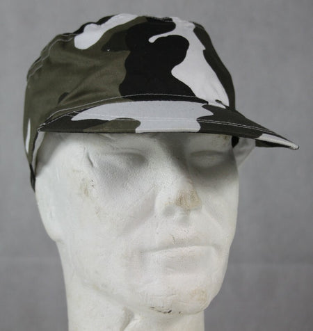 Highlander Black White Urban Camo Cap One Size 100% Cotton Elasticated Adult