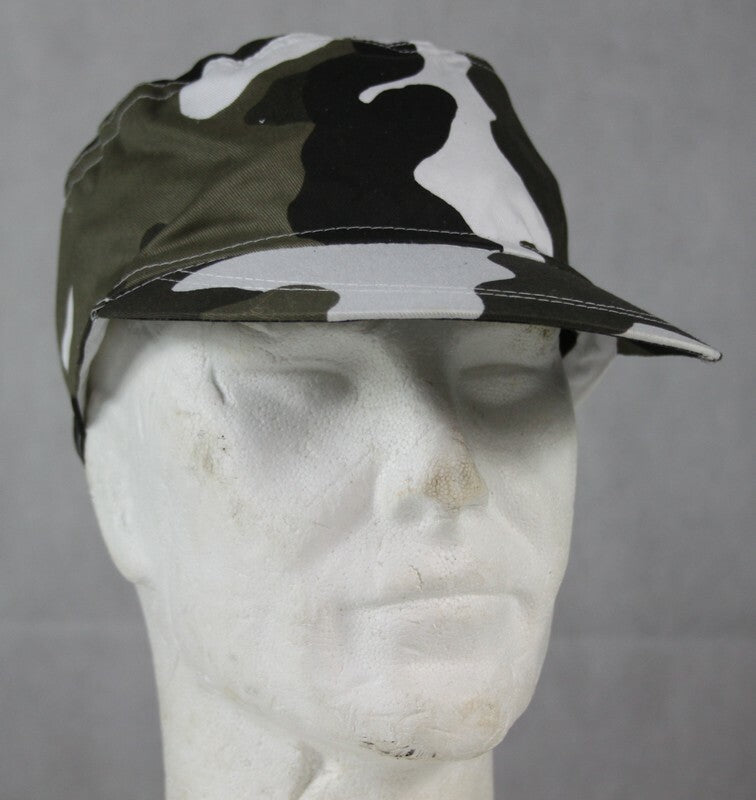 Highlander Black White Urban Camo Cap One Size 100% Cotton Elasticated Adult