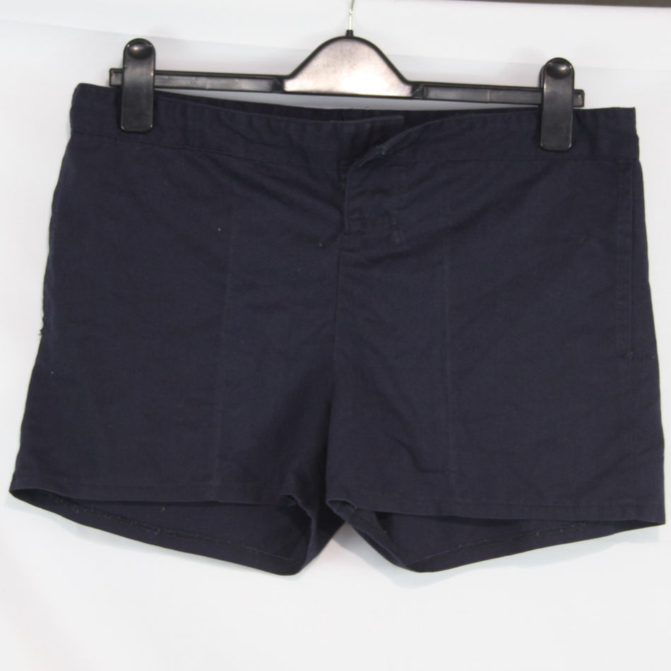 Vintage Genuine Surplus British Forces Tri-Service PT Short Shorts Navy G2(4374)