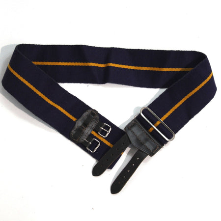 Genuine Surplus British Army Stable belt Grade 1  Navy with Gold Line (3269)