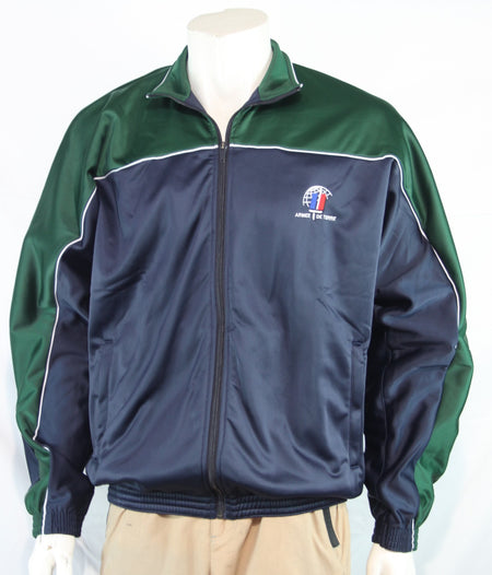 French Army Tracksuit Jacket Top Genuine Surplus Navy Green (2170)