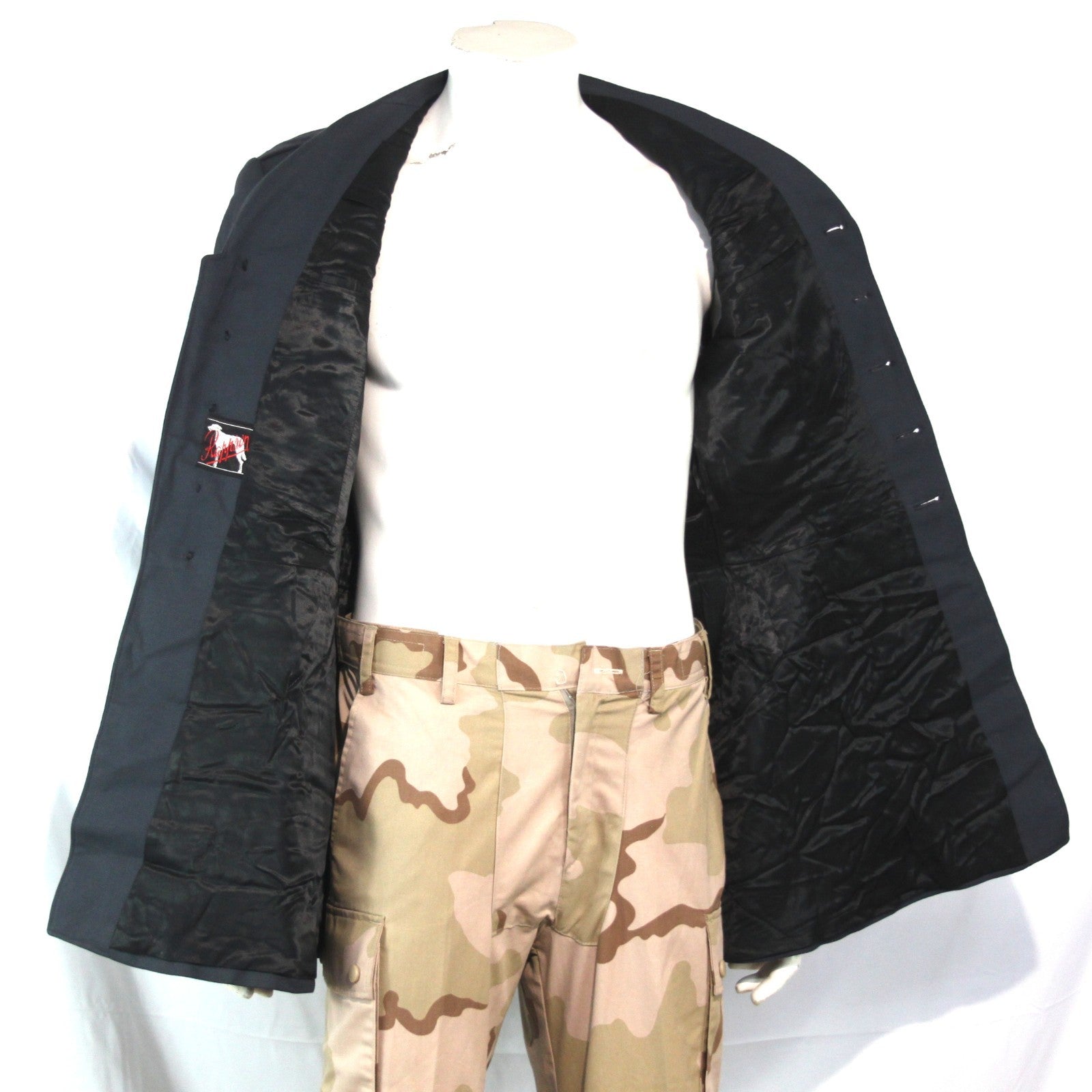 Genuine Surplus Swedish Army Dress Uniform Jacket Navy 38-40" Chest (3570)