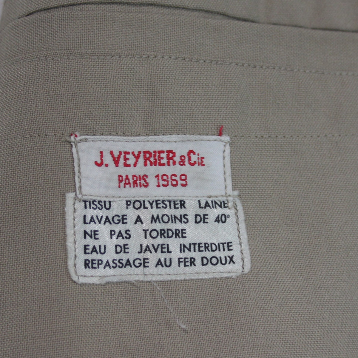 1960's French Artillery Major's Dress Jacket Sand Army Genuine Surplus 40"(4134)