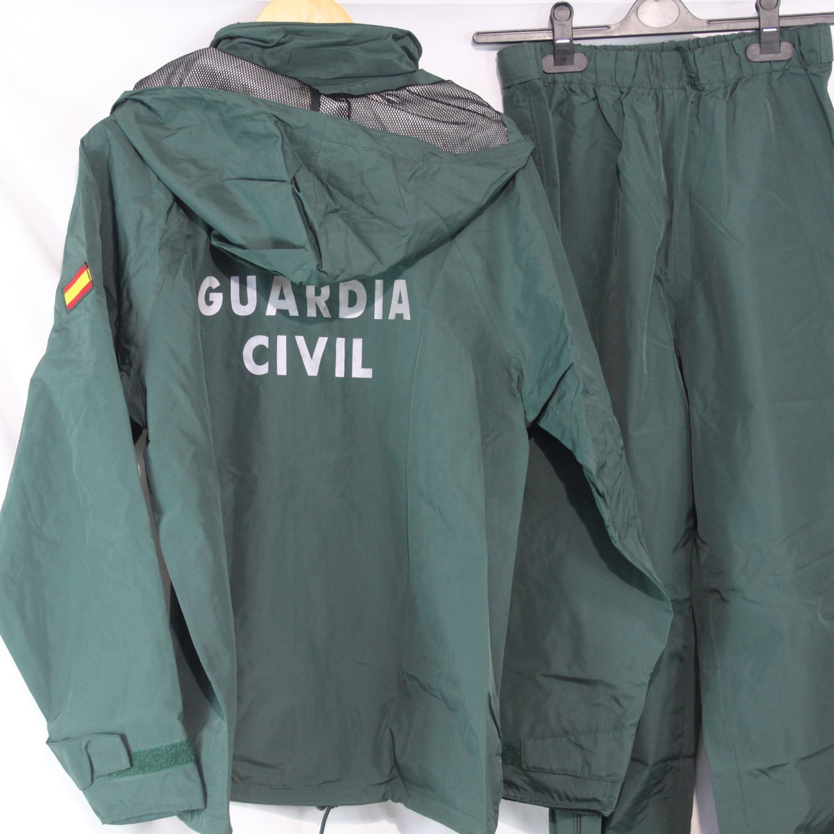 Spanish Civil Guard Waterproof Lightweight Suit Jacket Trousers Rain Medium 3853