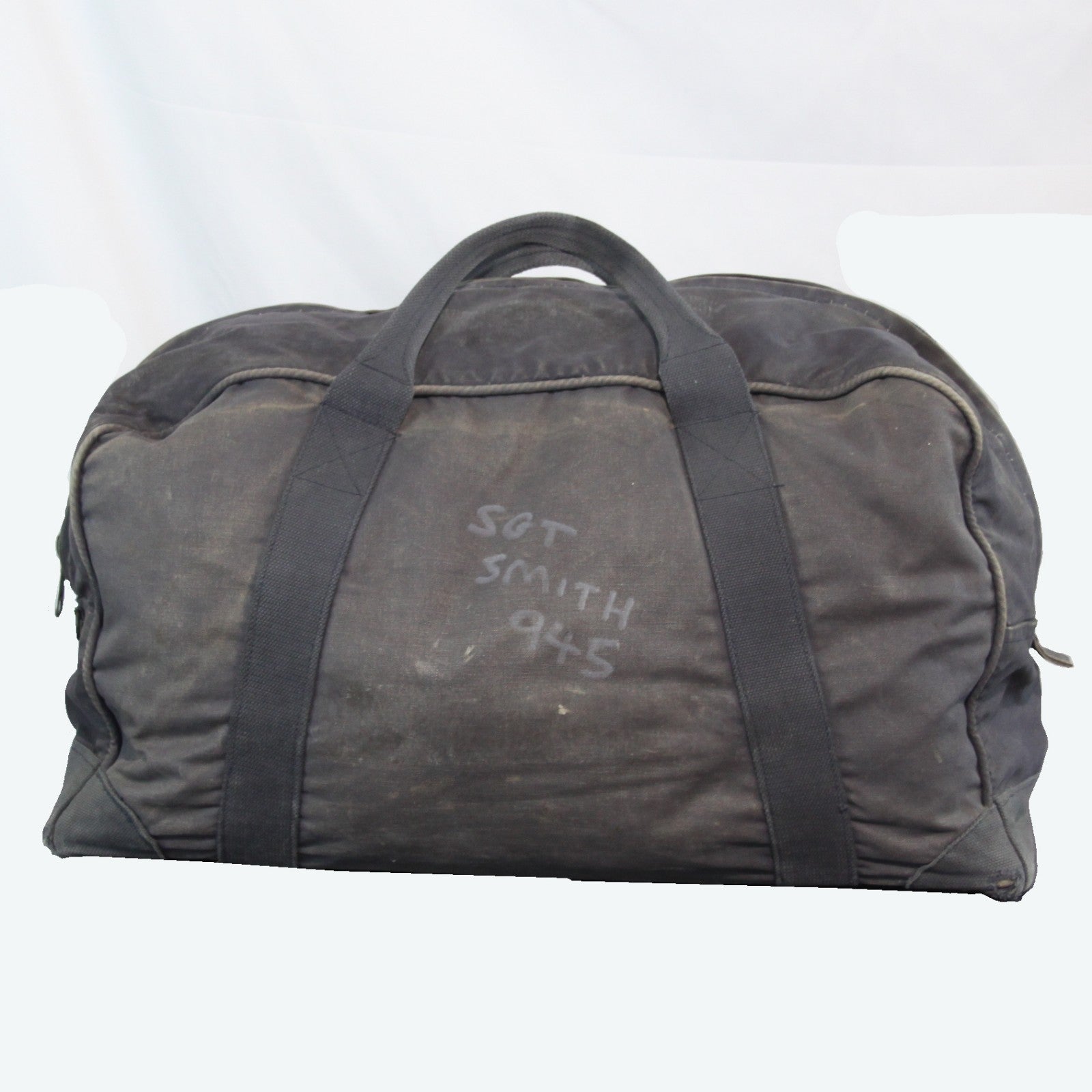 Vintage RAF Holdall Bag Well Worn Genuine Surplus British Canvas Duffle Bag 4327