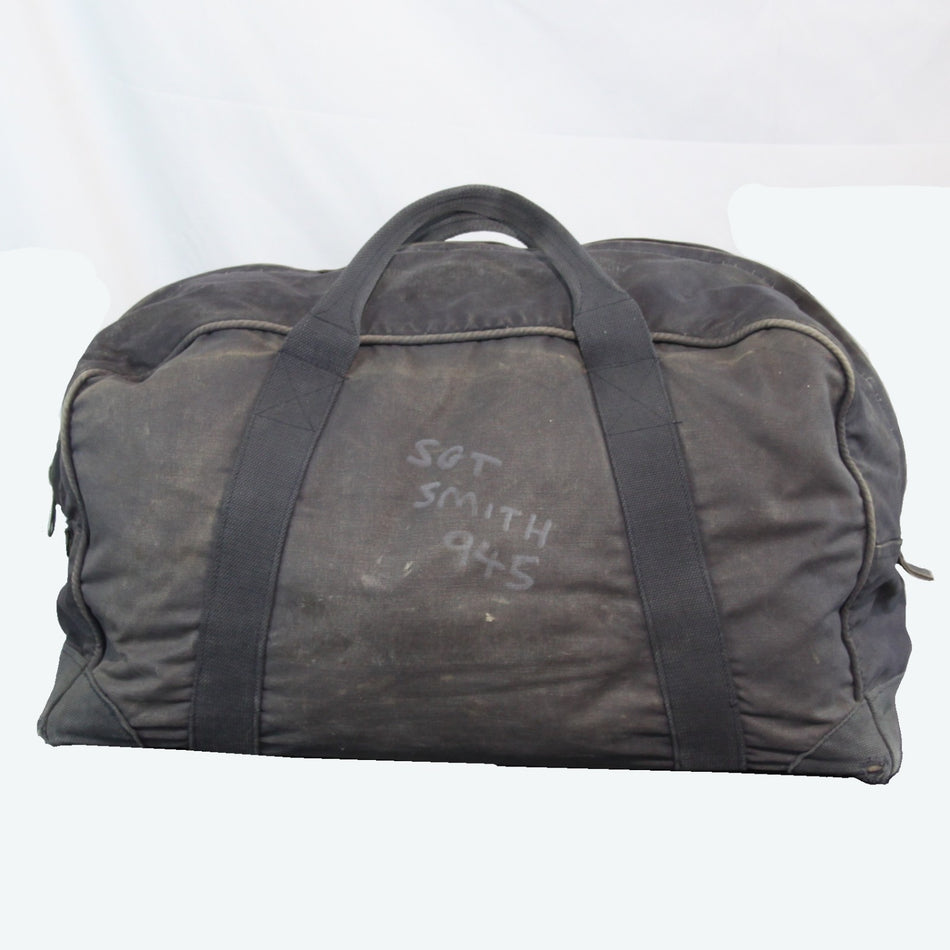 Vintage RAF Holdall Bag Well Worn Genuine Surplus British Canvas Duffle Bag 4327