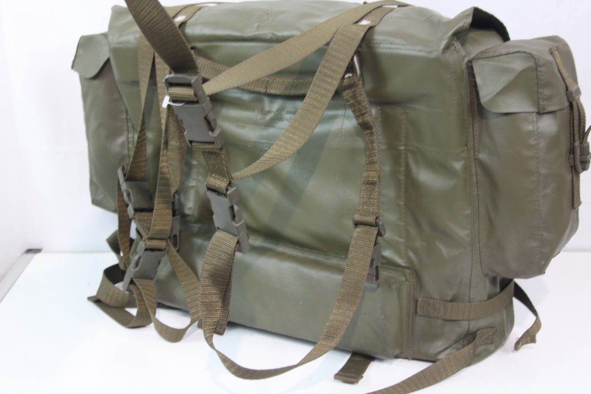 Genuine Surplus German Army Pack Rucksack Missing Frame Waterproof Fabric (4185)