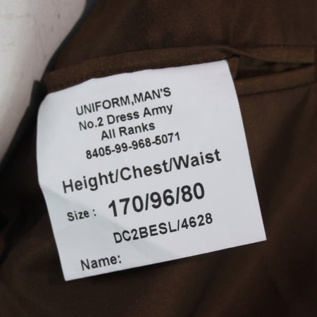 Genuine Surplus British Army Dress Uniform Jacket Tan 36" Chest (3587)