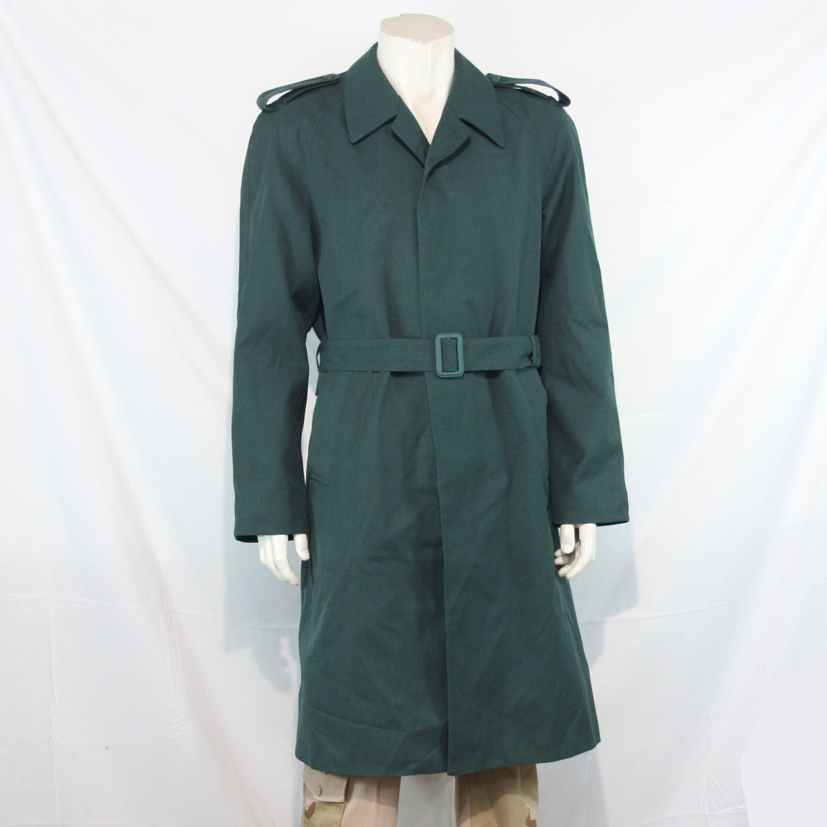 Genuine Surplus Spanish Police Civil Guard Trench Coat Bottle green 40" (3228)