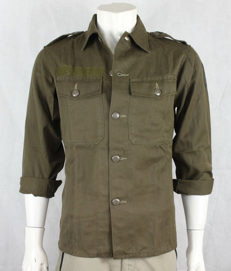 Genuine Surplus Austrian Army Field Shirt HW Olive Brushed Poly/Viscose Badged