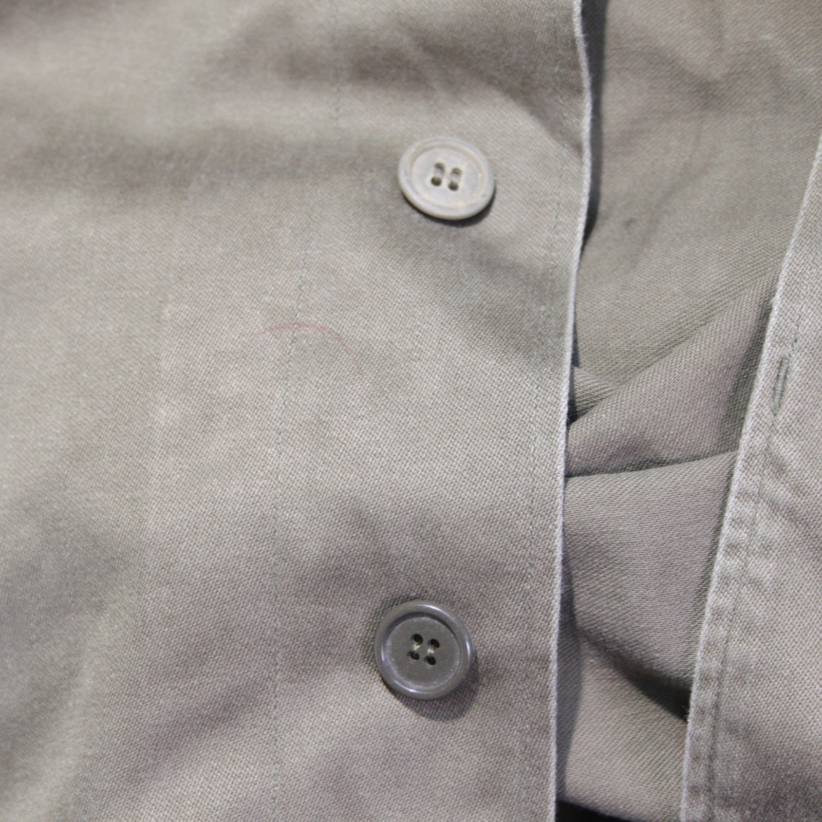 1970's Dated Dutch Army Heavyweight Shirt Genuine Surplus 36" Chest  (4074)