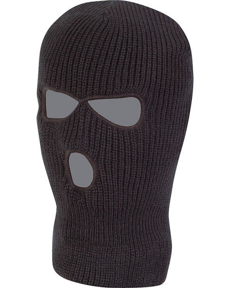 Knitted Balaclava 3 Hole Thermal Thinsulate Winter Warm Olive Green Black