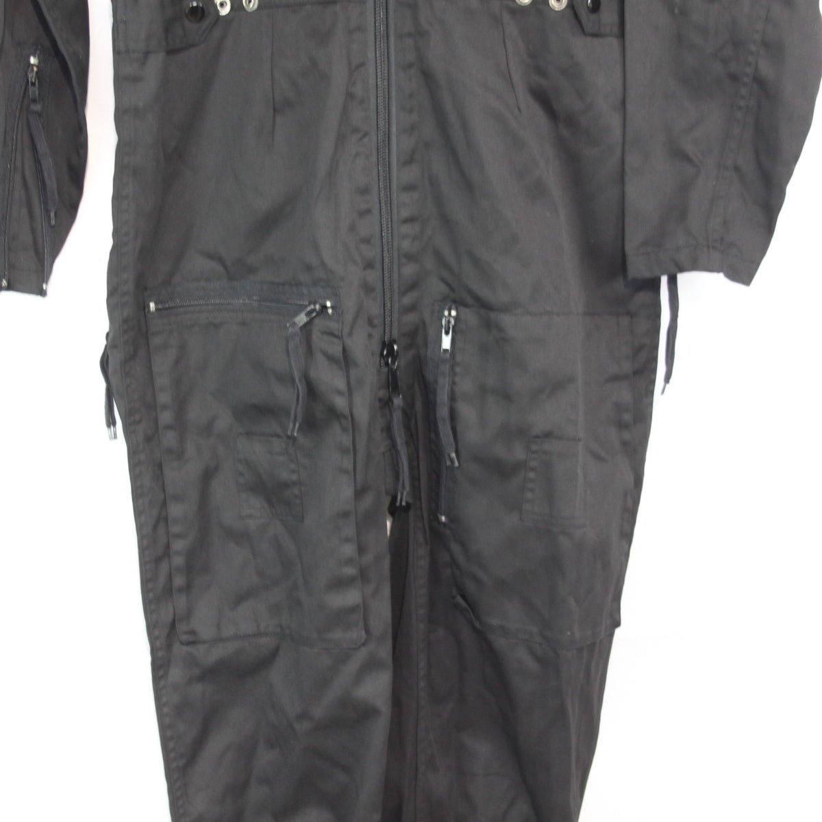 German Military Style Flight Suit Black Overall Army Airforce 38" (3380)