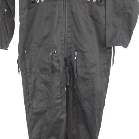 German Military Style Flight Suit Black Overall Army Airforce 38" (3380)