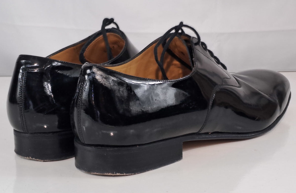 Genuine Surplus British Mens Mess Dress Shoes Formal Black Leather Grade 1 (2410
