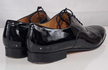 Genuine Surplus British Mens Mess Dress Shoes Formal Black Leather Grade 1 (2410