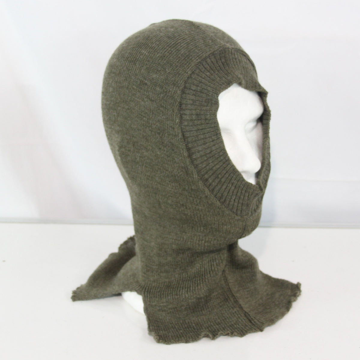 Genuine Surplus French Army Military Balaclava Wool Mix Khaki Knitted 3951