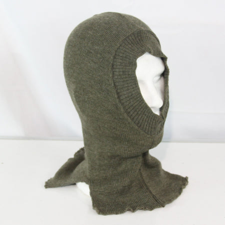 Genuine Surplus French Army Military Balaclava Wool Mix Khaki Knitted 3951