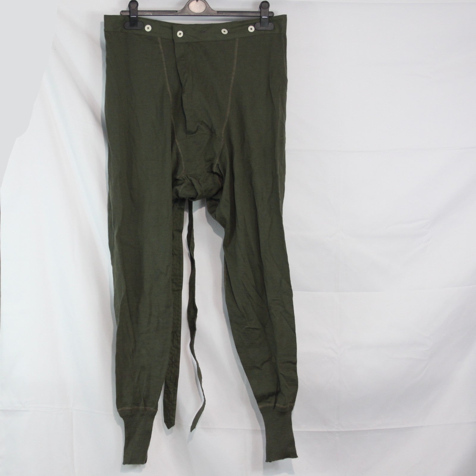 Vintage MIlitary Bib and Brace Dungaree Long Johns Genuine Surplus 34" W (3832)
