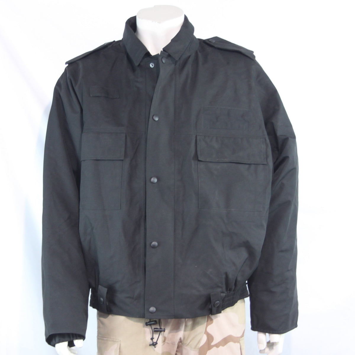 British Military Black Waterproof Jacket Genuine Surplus 48-50" (4312)