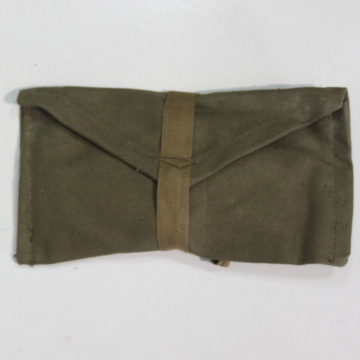 Genuine Surplus French Army Military Vintage Sewing Kit Pouch with Threads (3468
