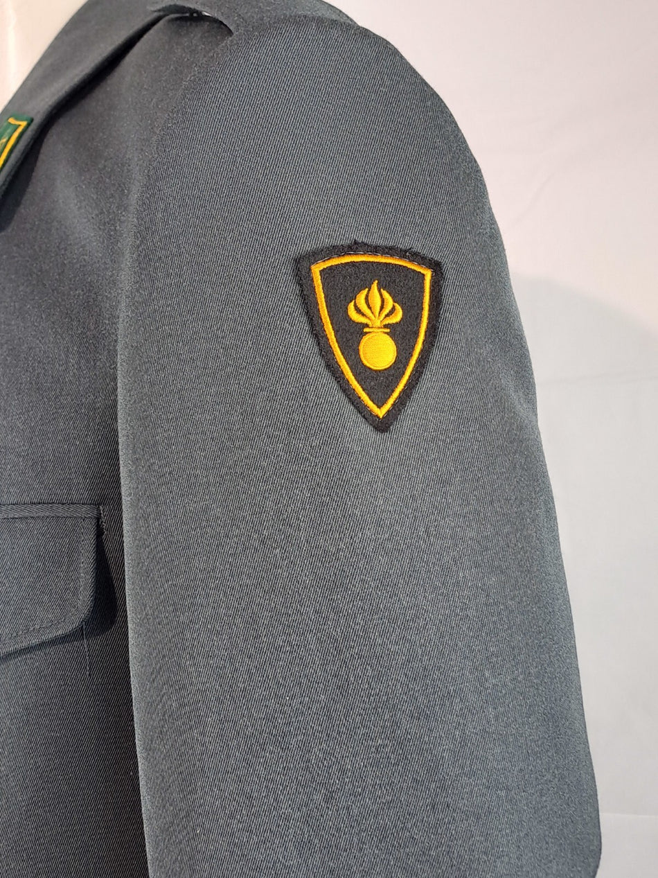 Genuine Surplus Swiss Army Dress Jacket Badged Blue Grey Formal All Sizes 3311
