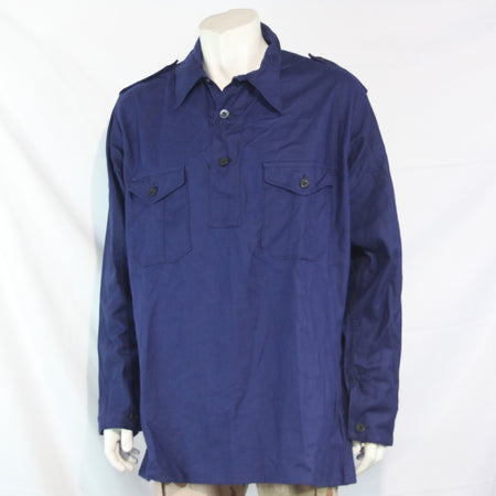 1970's Swedish Vintage Naval Shirt Military Genuine Surplus 46" (4227)