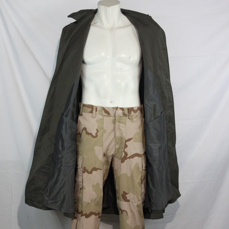 Genuine Surplus British Royal Marines Raincoat Grey Khaki 40-42" (3337)