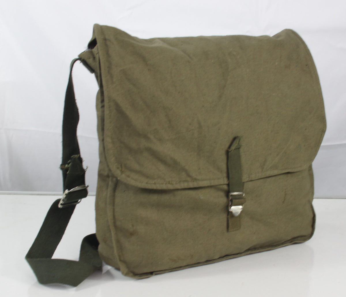 Genuine Surplus Bulgarian 1972 Side Bag Vintage Lightweight Canvas (1373/3353 G1