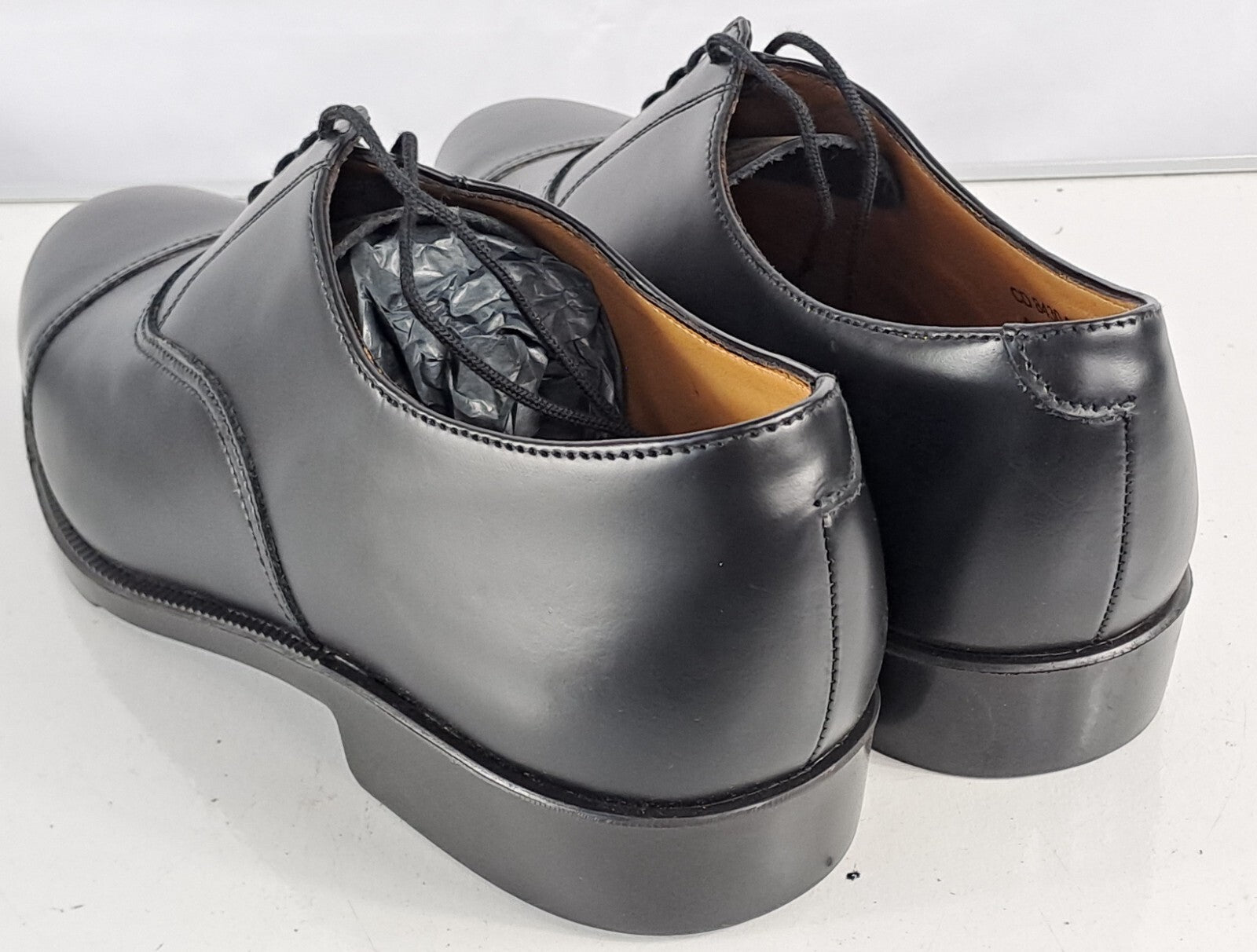 Genuine Surplus British RAF Mens Parade Shoes Formal Black Leather Supergrade