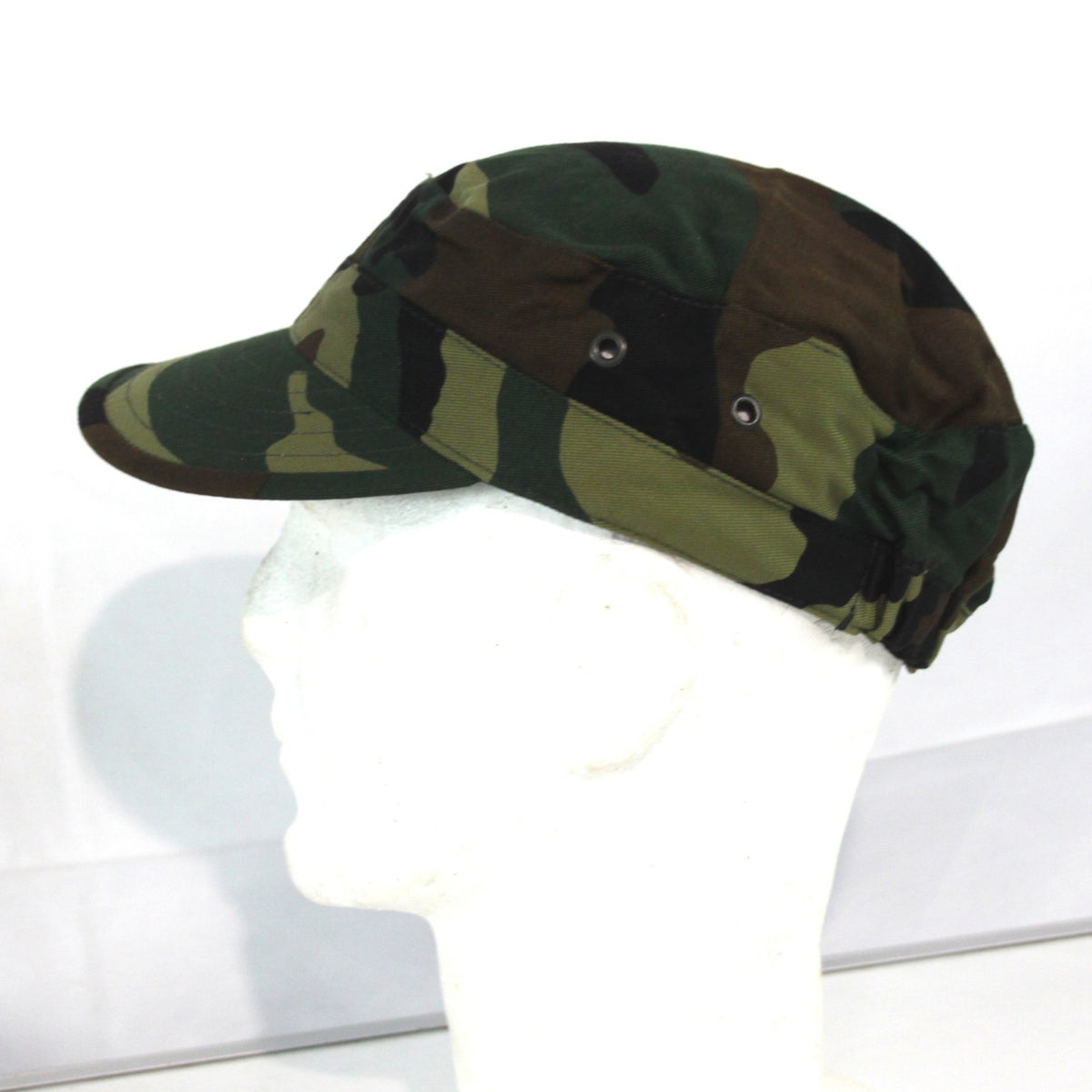 New Camo Cap Italian Army Woodland Peak Hat Genuine Surplus 56-60cm (4402)