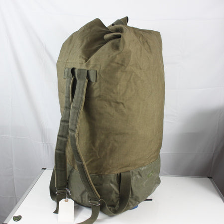 Genuine Surplus Austrian Army Kit Bag Cotton Canvas With Repairs Sea Sack G2