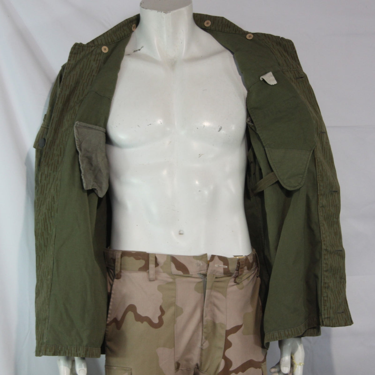 East German Army DDR Camo Shirt Jacket Genuine Surplus  40-42" (4216)