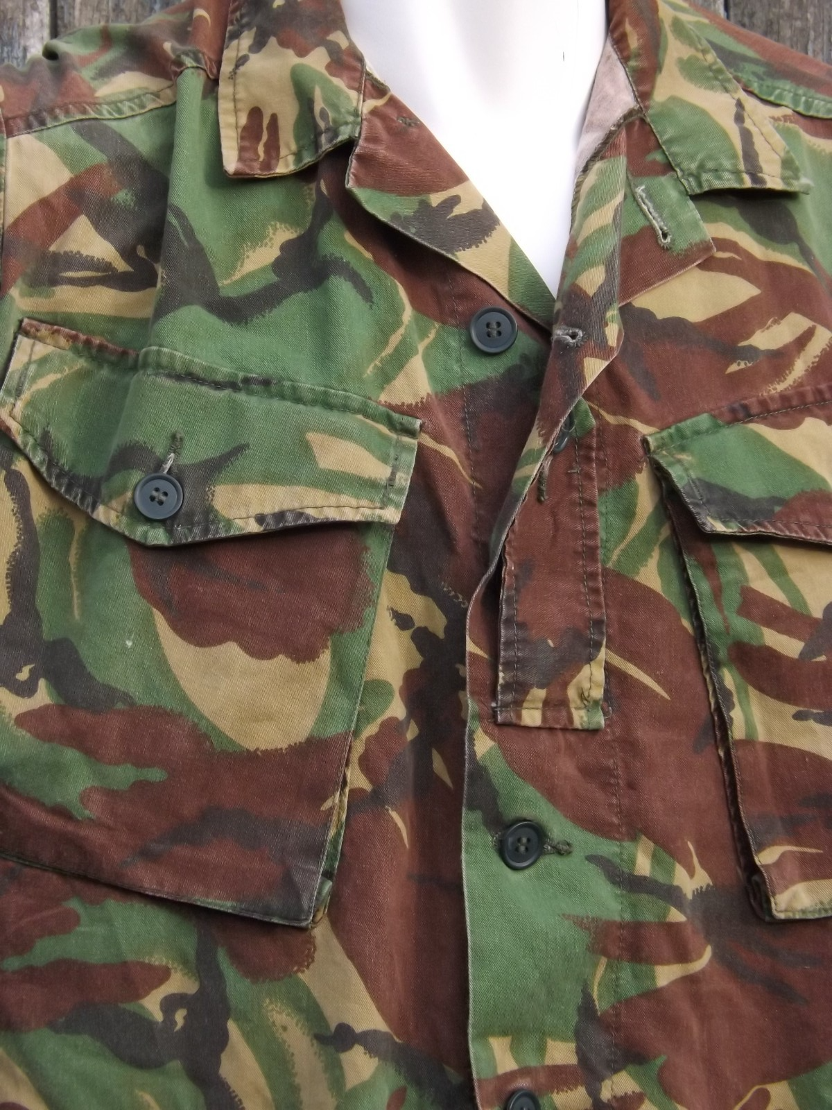 Genuine Surplus British Tropical Shirt Camouflage Jacket Combat Lightweight