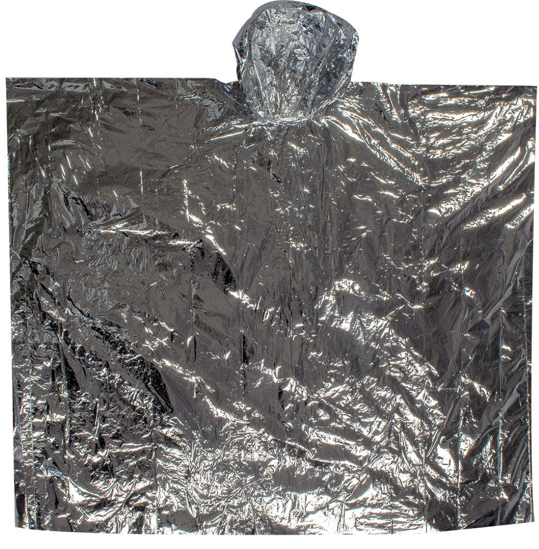 Highlander Reflective Survival Poncho Camping Festival Hiking Outdoor Tactical
